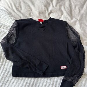 hunter mesh long sleeve top